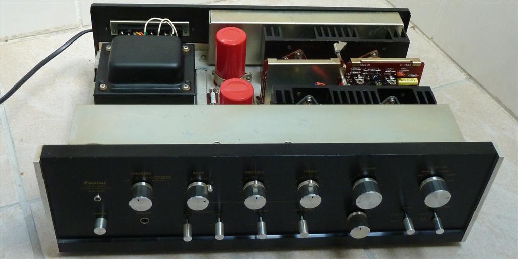 Sansui AU666 recap / refurbishment / restoration / revisie Sansui AU666 recap / refurbishment / restoration / revisie