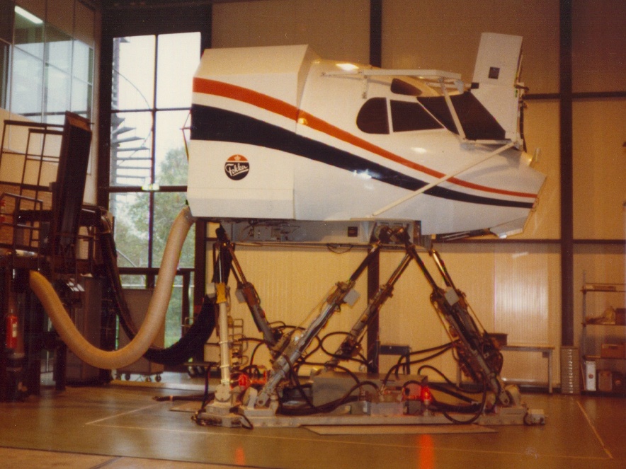 Fokker full flight simulator.