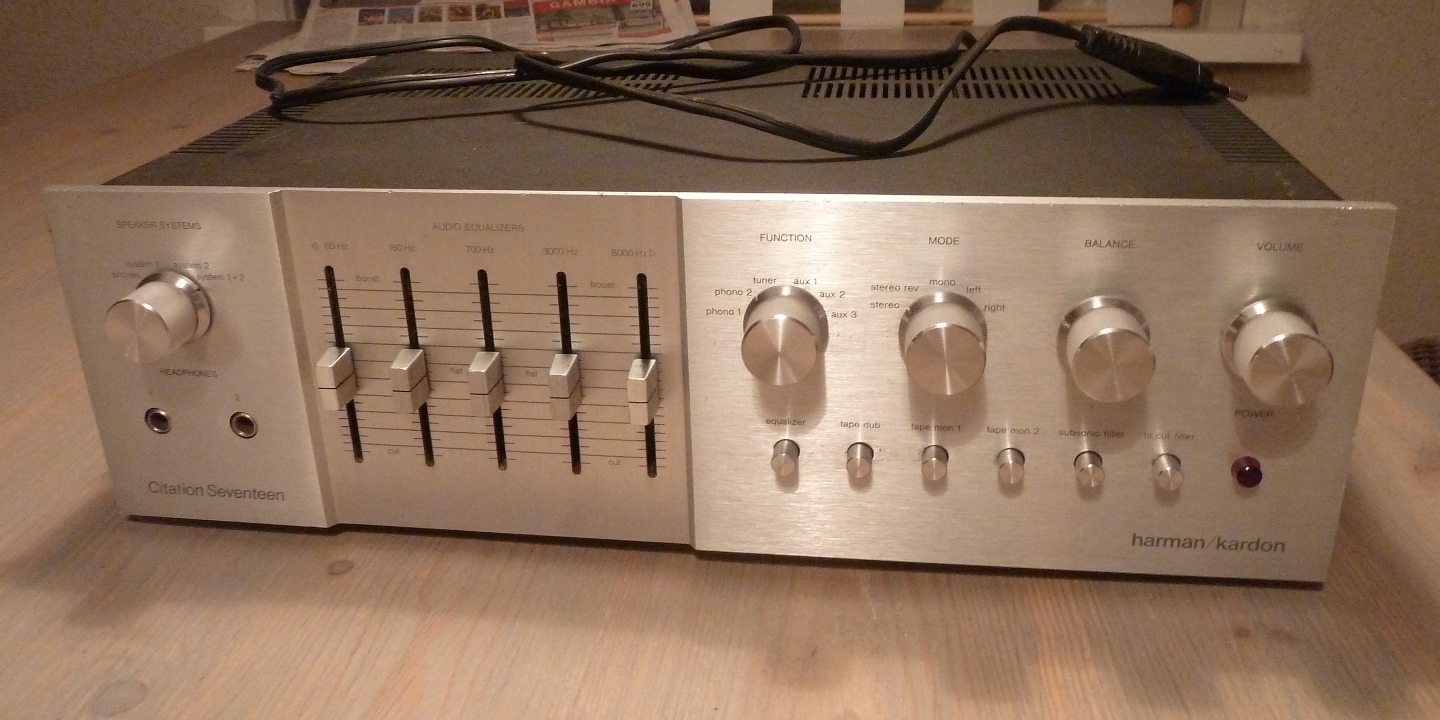 harman kardon citation seventeen