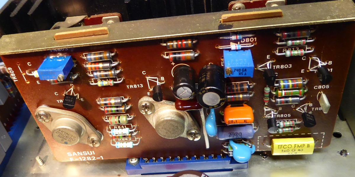 sansui au888 main amplifier block